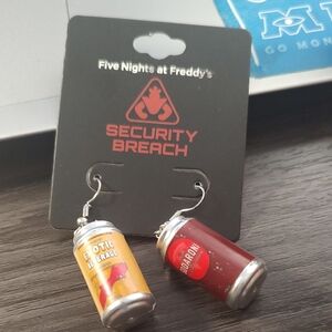 Five Nights at Freddy's Soda Can Earrings